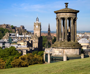Die Burg Edinburgh Castle