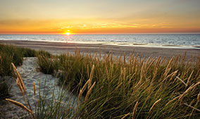 Sonnenuntergang am Strand