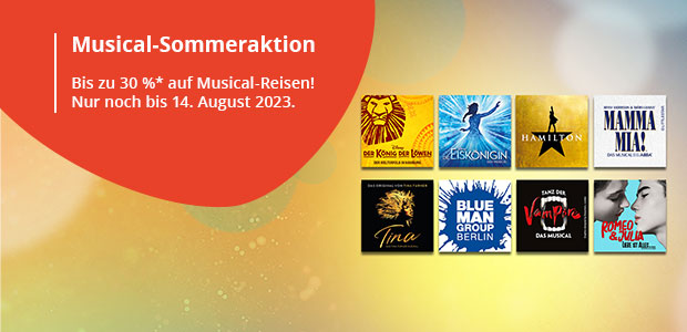 Stage Musical Sommeraktion