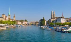 Zürich mit See und Stadtblick