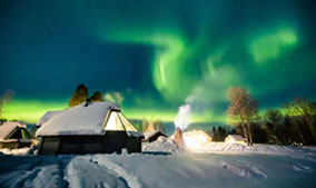 Polarlichter in Finnland