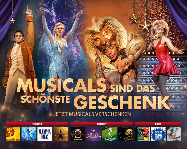 Musicals bis zu 20 % günstiger