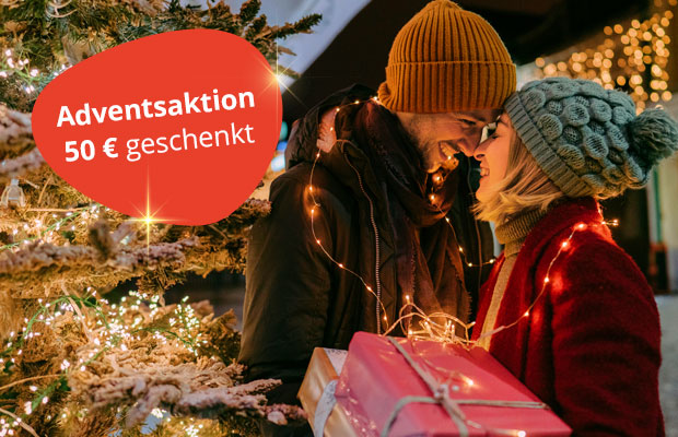 Adventsaktion - 50 Euro geschenkt